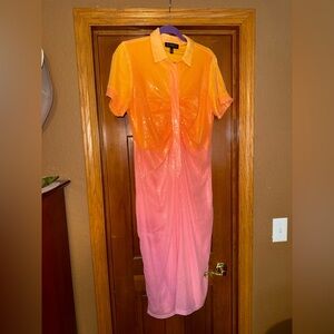 NWOT ELOQUII sequin ombré dress